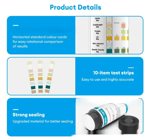 URS-10T Urinalysis Test Strips