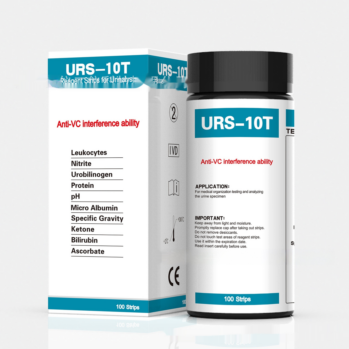 URS-10T Urinalysis Test Strips