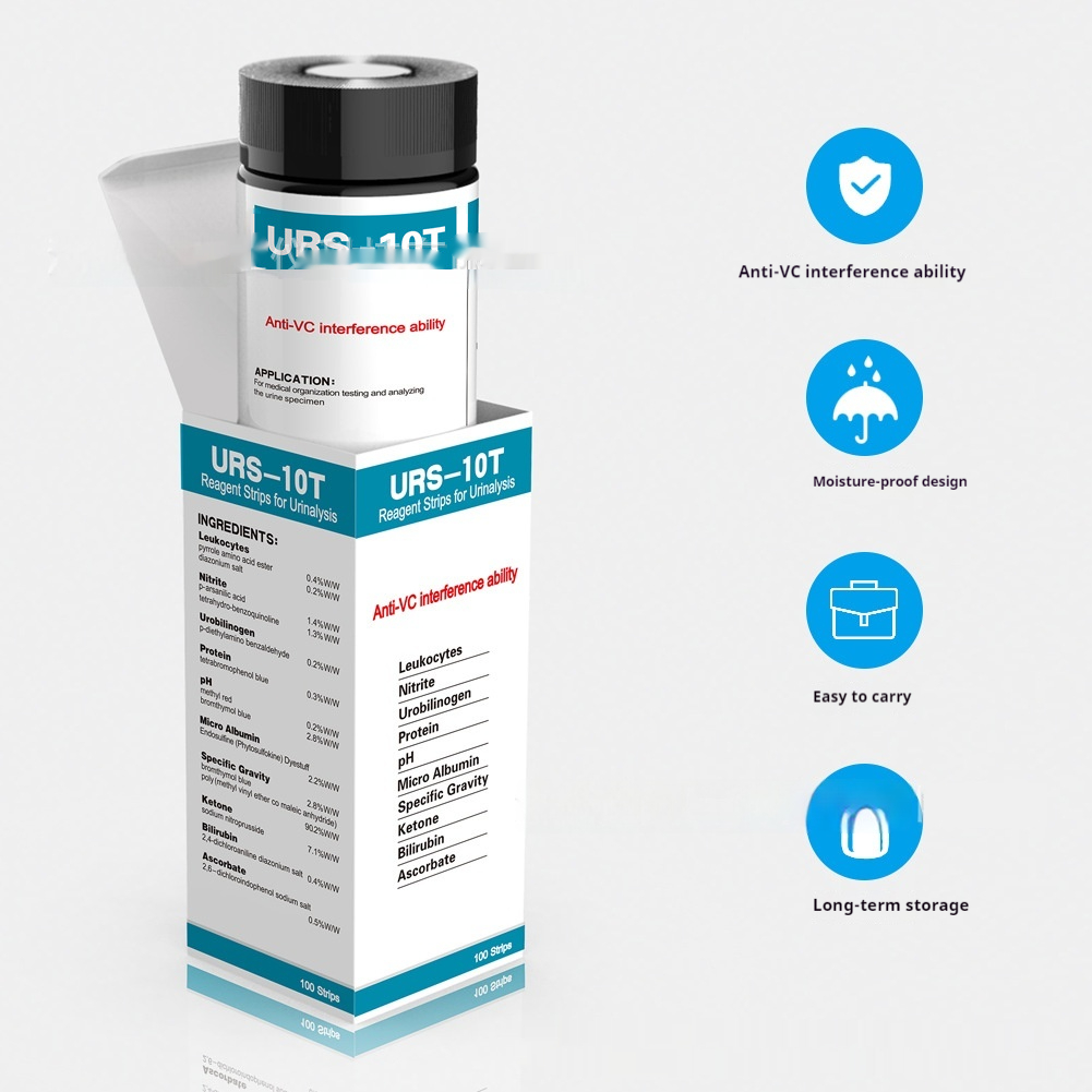 URS-10T Urinalysis Test Strips